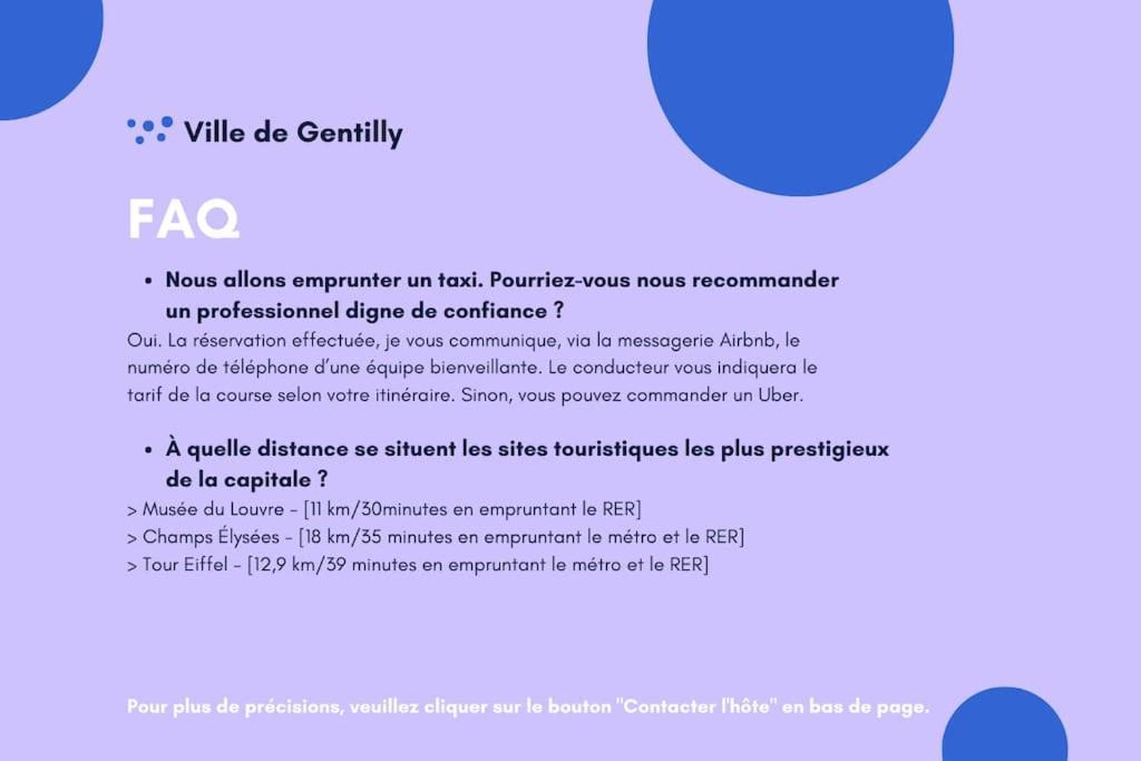 Appartement Cosy Au Calme, Proche De Paris Et Du Rer B Gentilly Luaran gambar